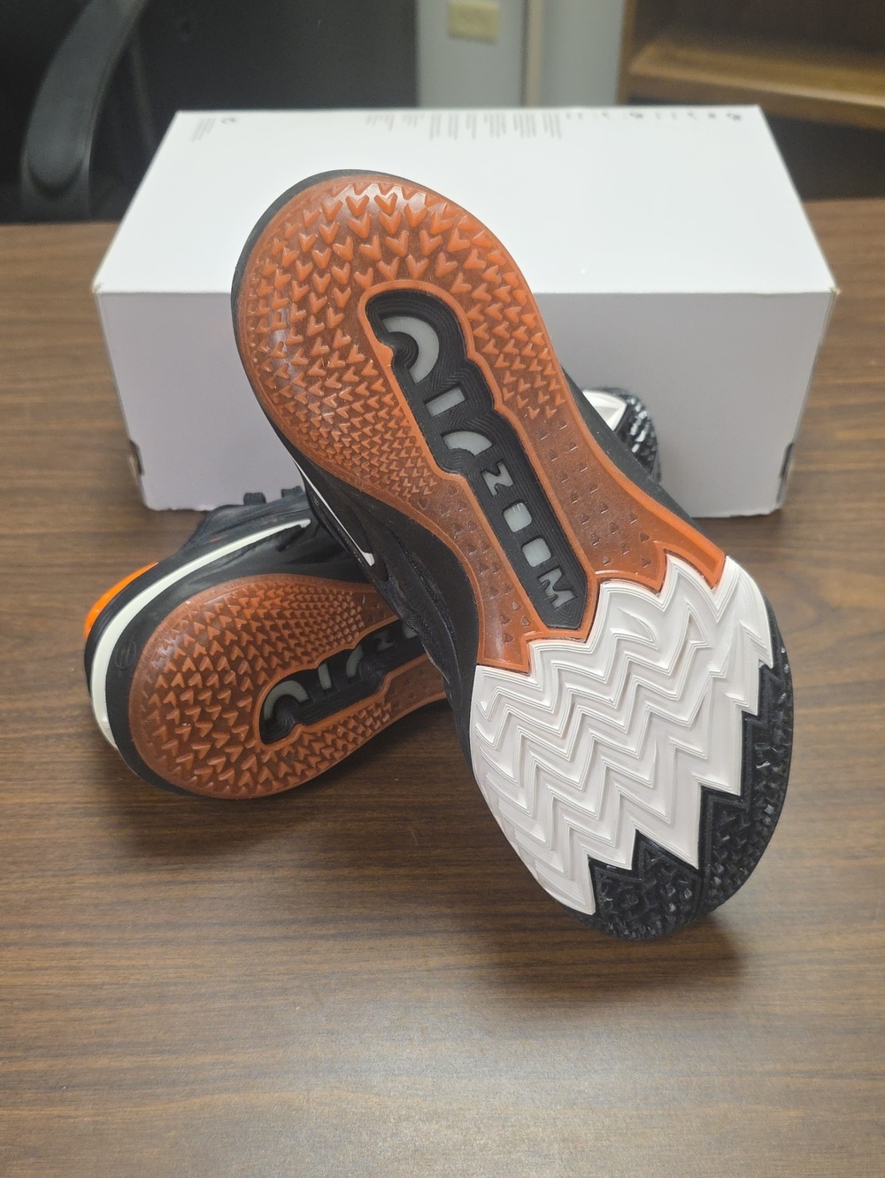 Nike Air Zoom GT Cut 2 TB Promo University Black Orange DJ6015-004 Women's 9 - Picture 8 of 11